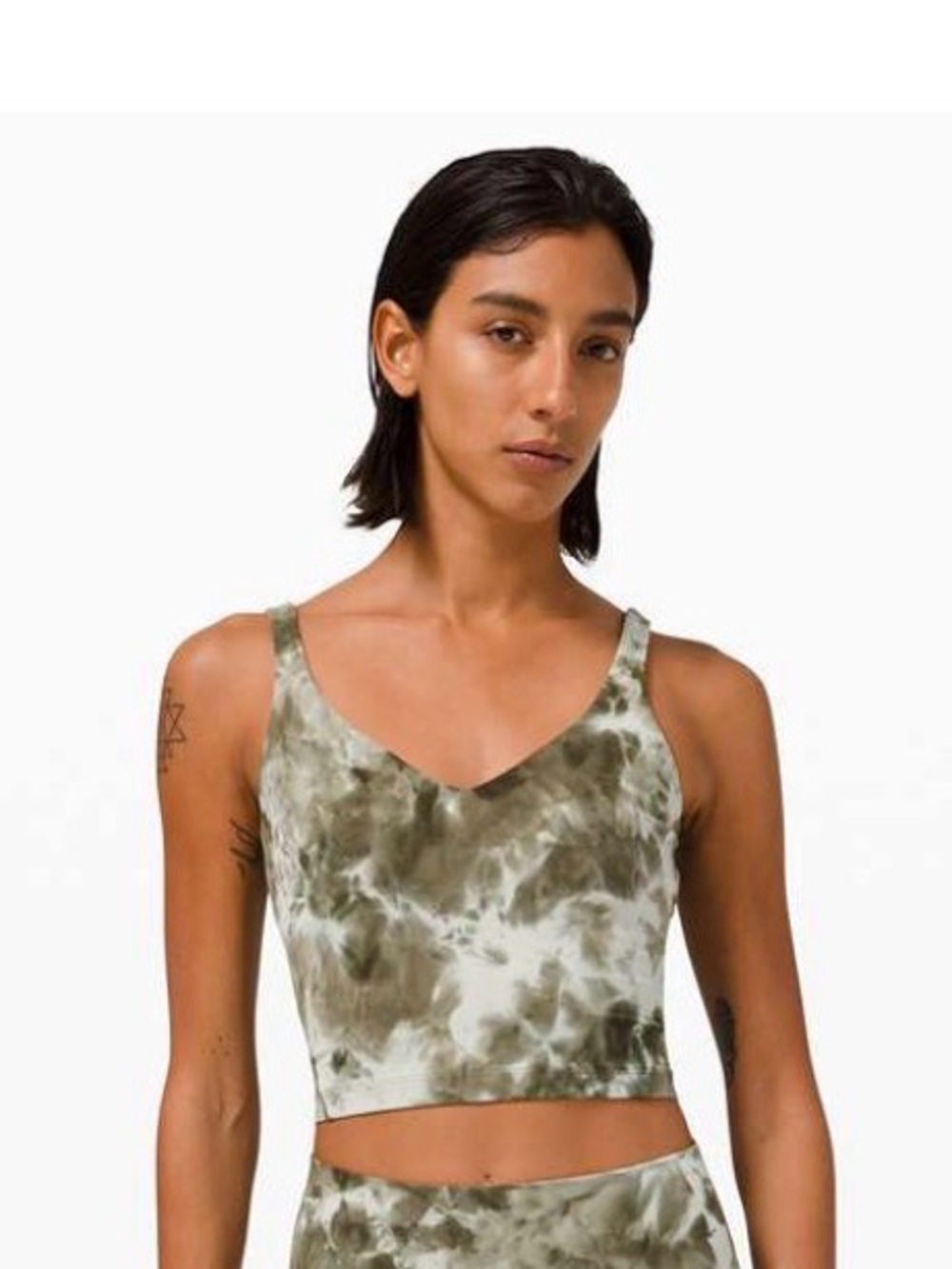 Lululemon Align Tank *Diamond Dye Diamond Dye Light Sage Army Green Dark Olive